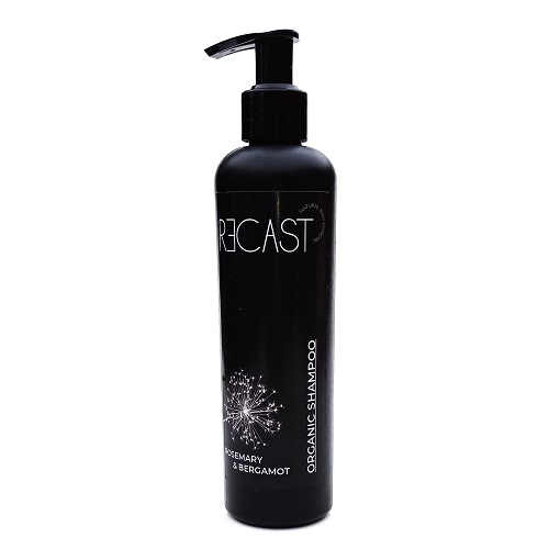 Hair Shampoo - Rosemary & Bergamot. Certified organic (COSMOS)